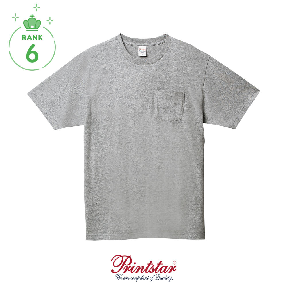 5.6オンス ヘビーウェイト ポケットTシャツ【00109-PCT】