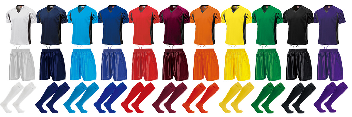 サッカーゲームシャツセットアップ例