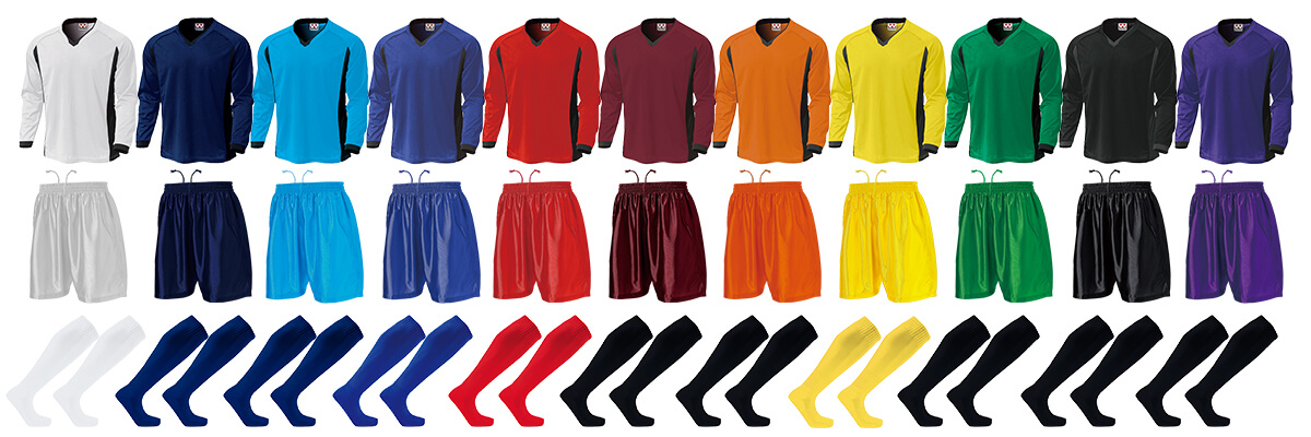 サッカーゲームシャツセットアップ例