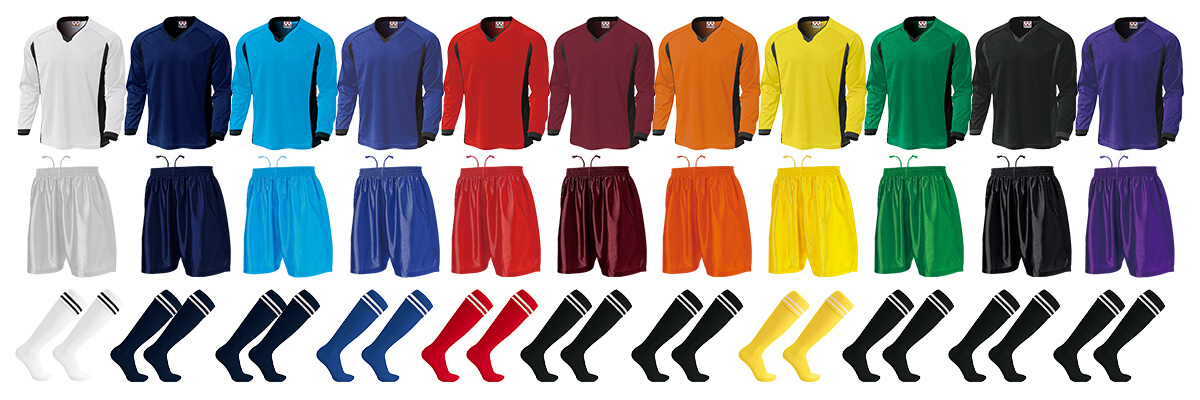 サッカーゲームシャツセットアップ例