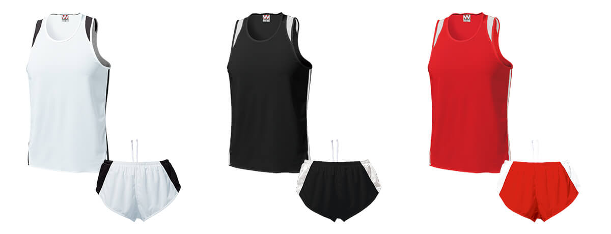 ウィメンズランニングシャツセットアップ例