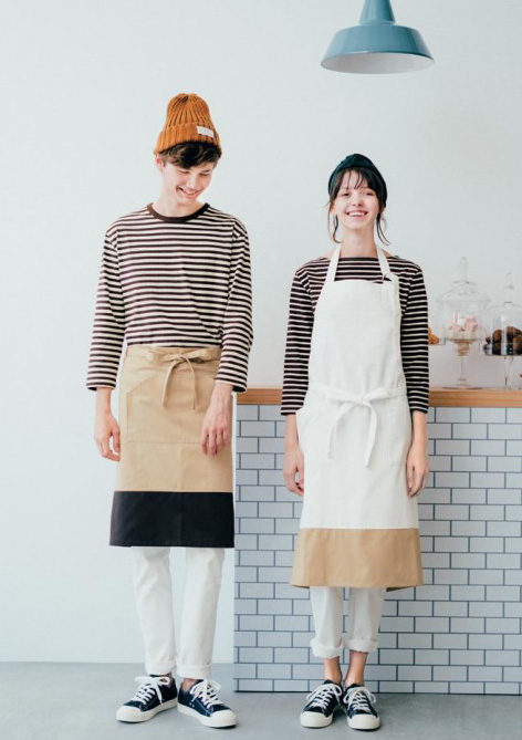 お洒落なカフェ制服ご紹介｜かわいい飲食店ユニフォーム通販 | ユニフォームのCROSS
