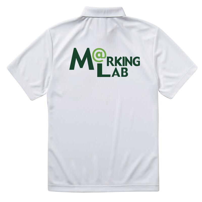 ポロシャツ背面裾