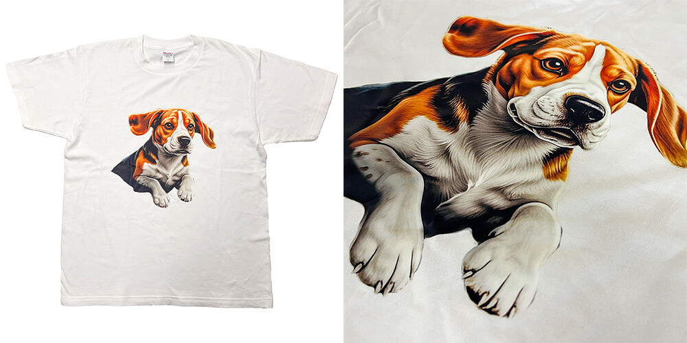 DTF転写プリント