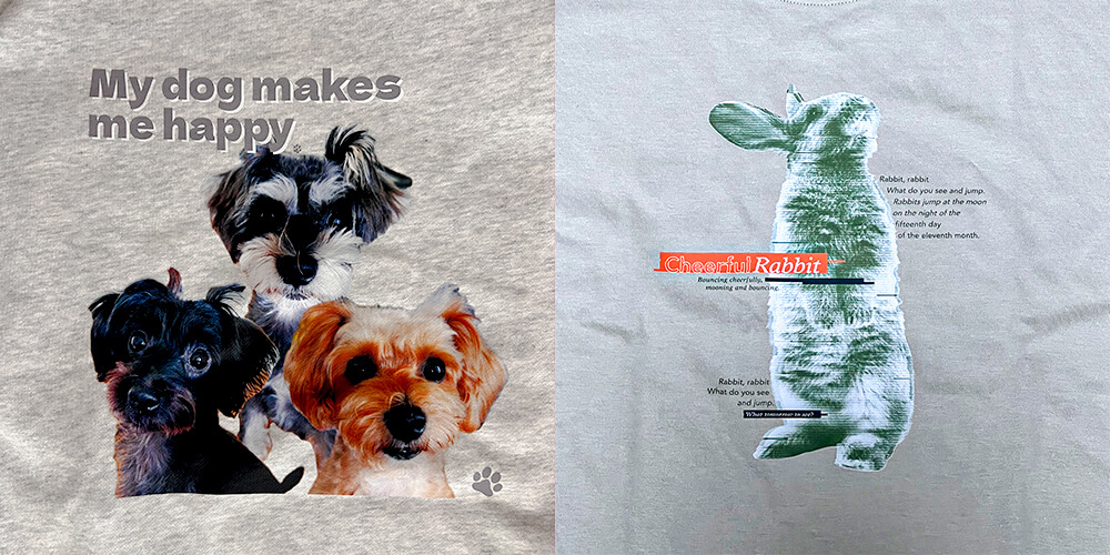 DTF転写プリント