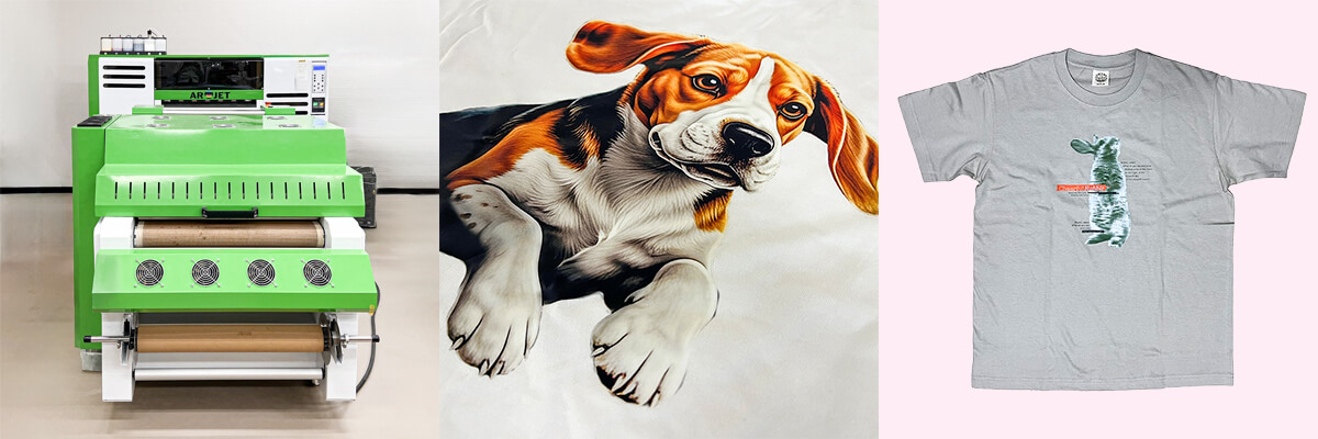 DTF転写プリントイメージ