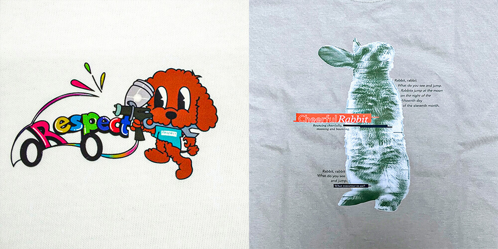 DTF転写プリント