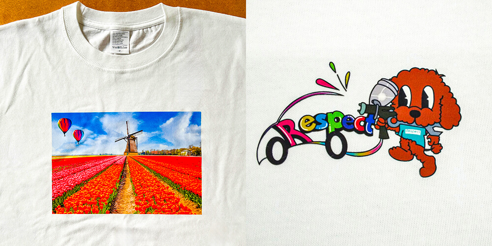 DTF転写プリント