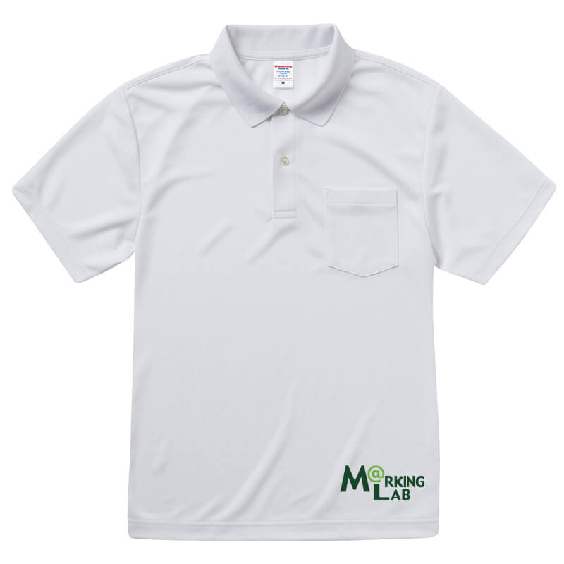 ポロシャツ前面裾