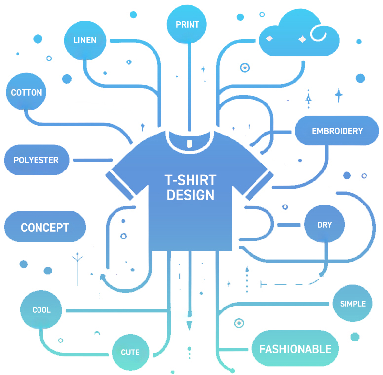 Tシャツ作成マインドマップ