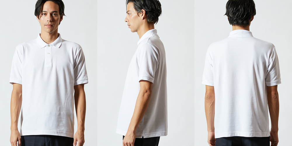 5050 : 5.3オンス ドライカノコ ユーティリティー ポロシャツ着用イメージ