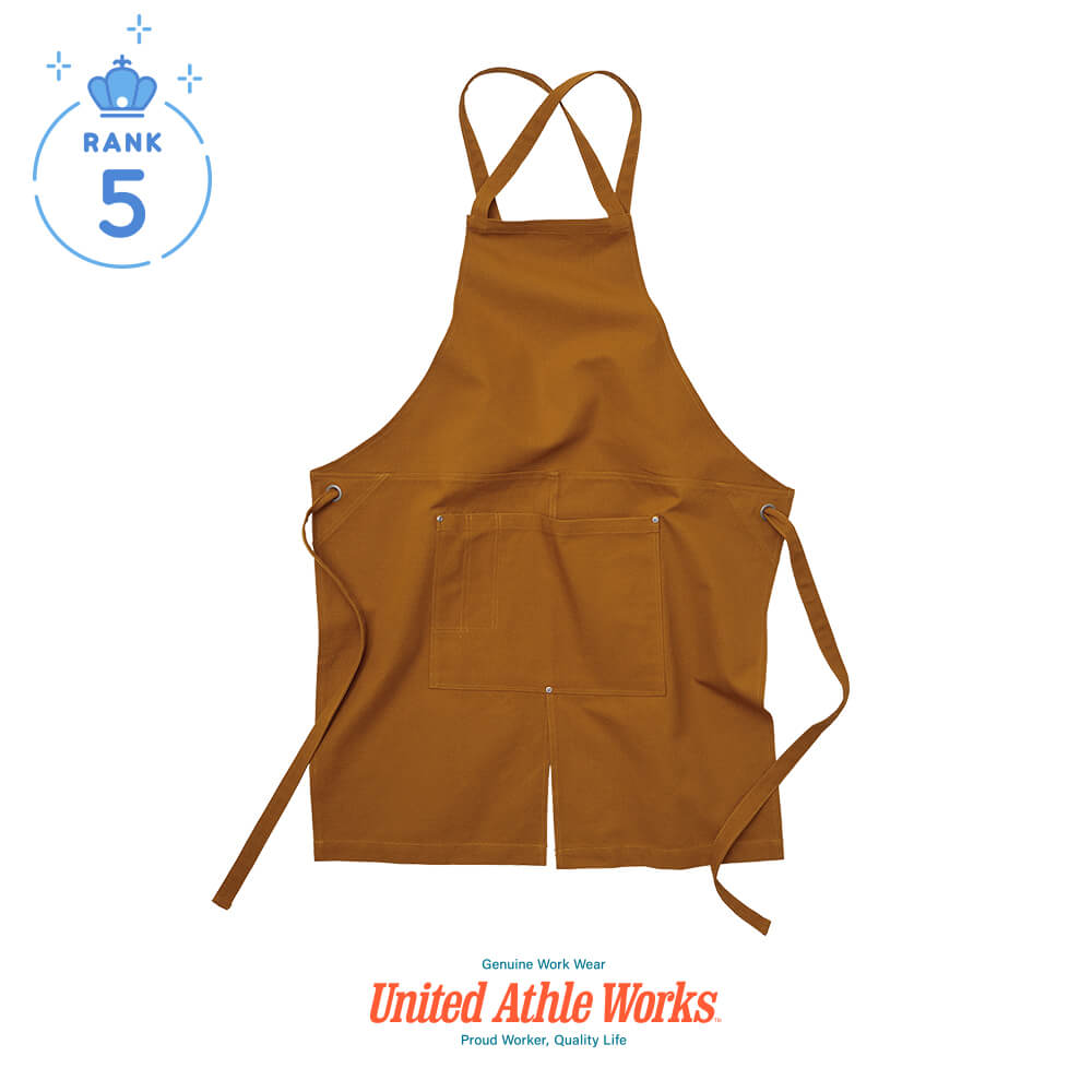 ウォッシュ キャンバス＆ツイル エプロン（クロスタイプ）【1384】