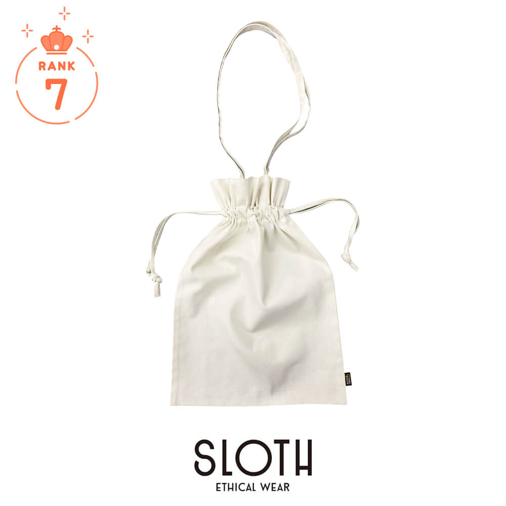 巾着バッグ（再生繊維）【ST2103】