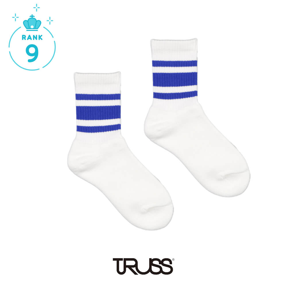 スリーラインパイルソックス(ショート丈)【CLS-903】