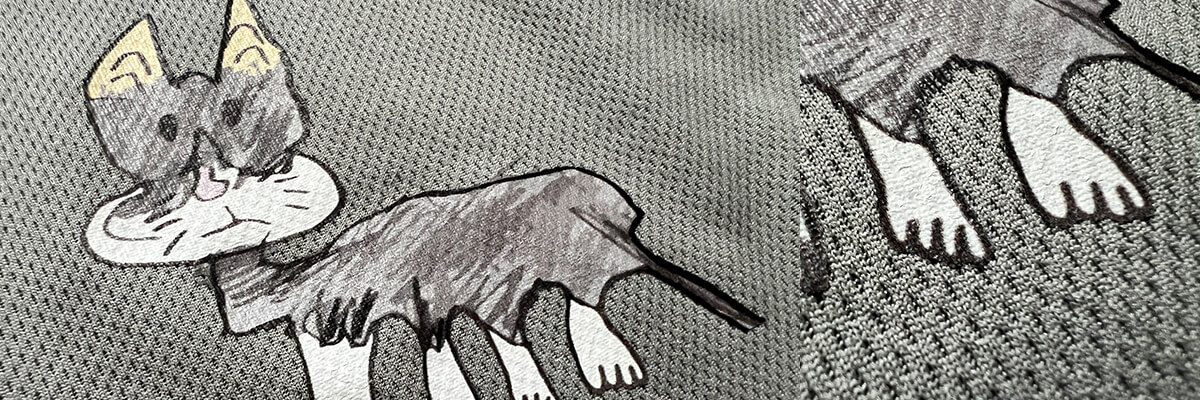 DTF転写プリント2025年2月19日洗濯前の様子02