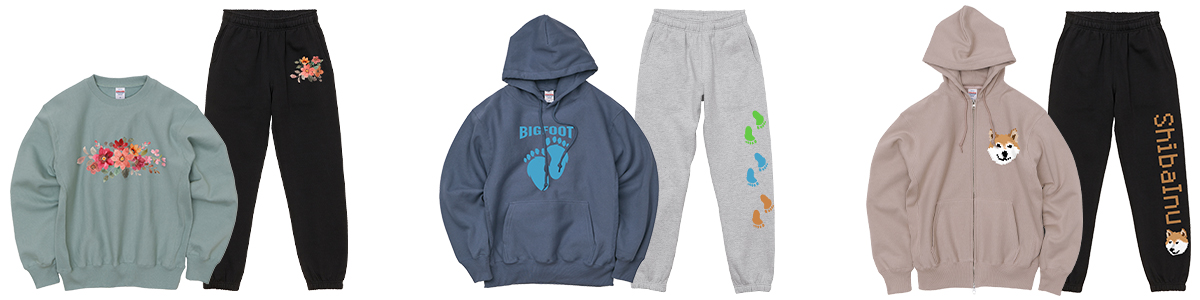 スウェットセットアップイメージ