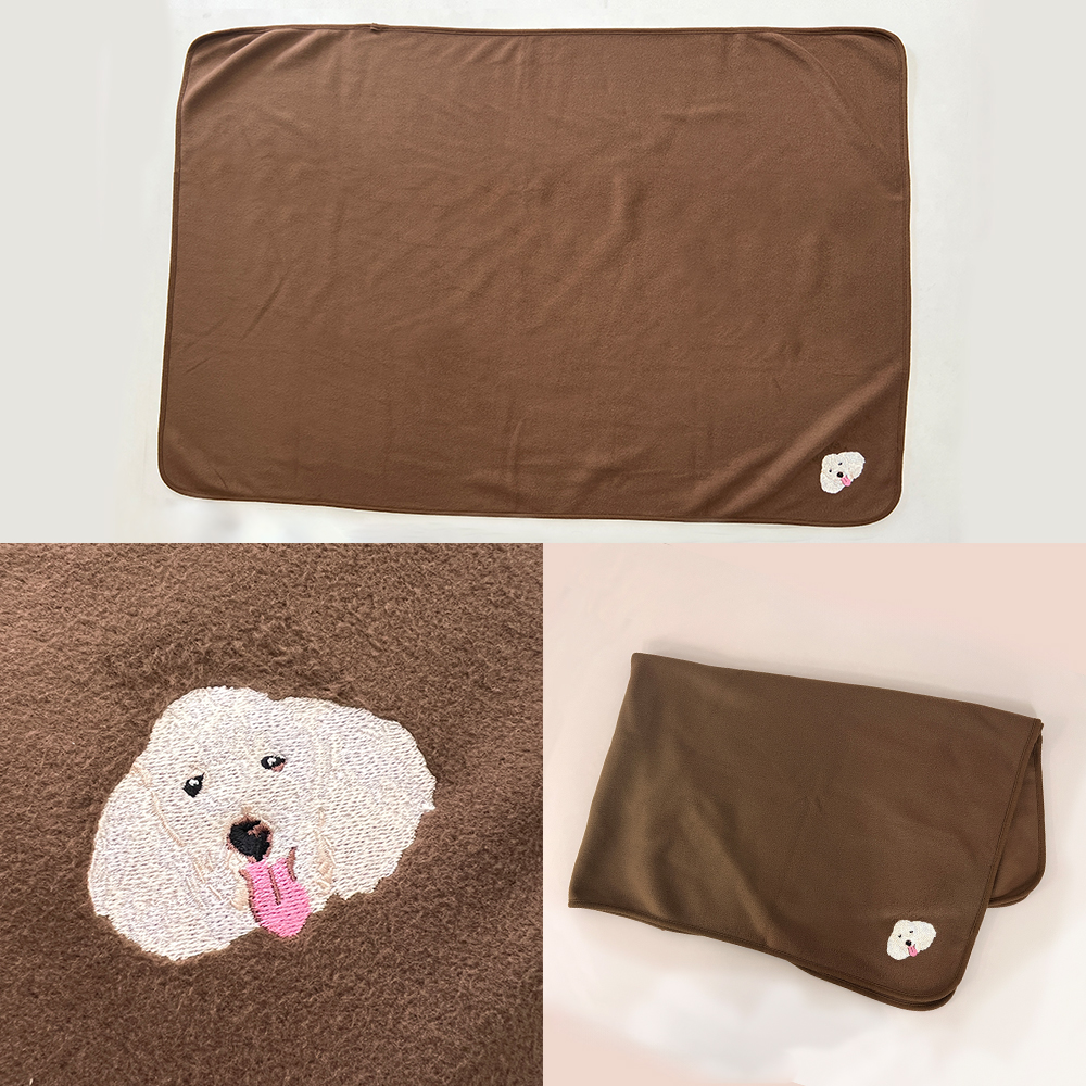 刺繍ブランケット制作事例