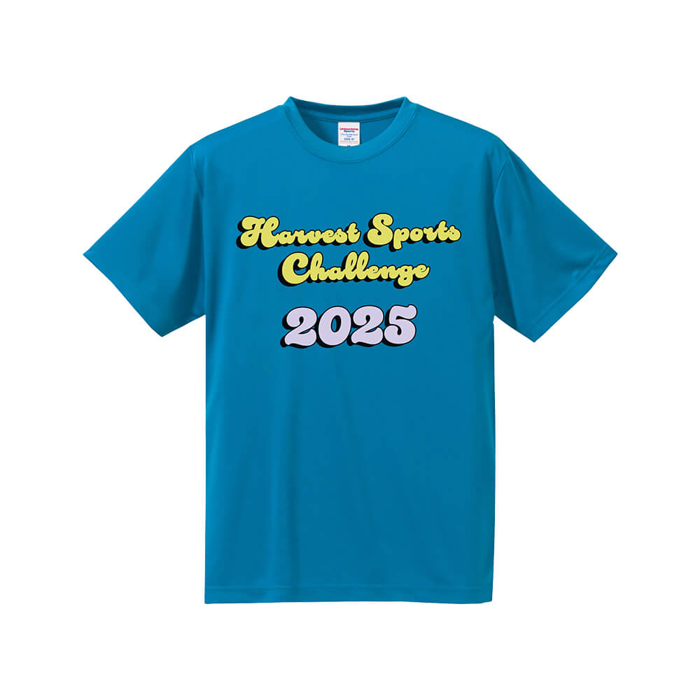 前面に大会ロゴやチーム名Tシャツ