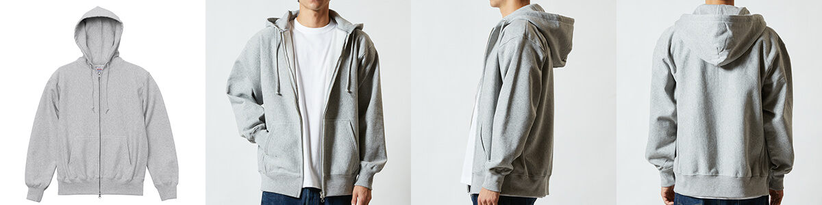 ジップパーカー