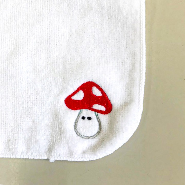 オリジナルキノコタオルハンカチ