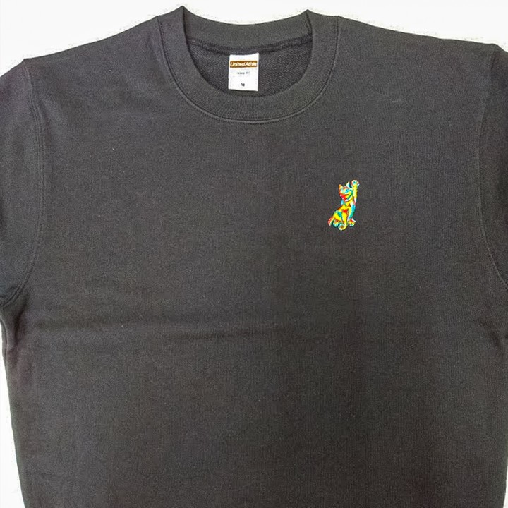 カラフルネコ刺繍スウェット