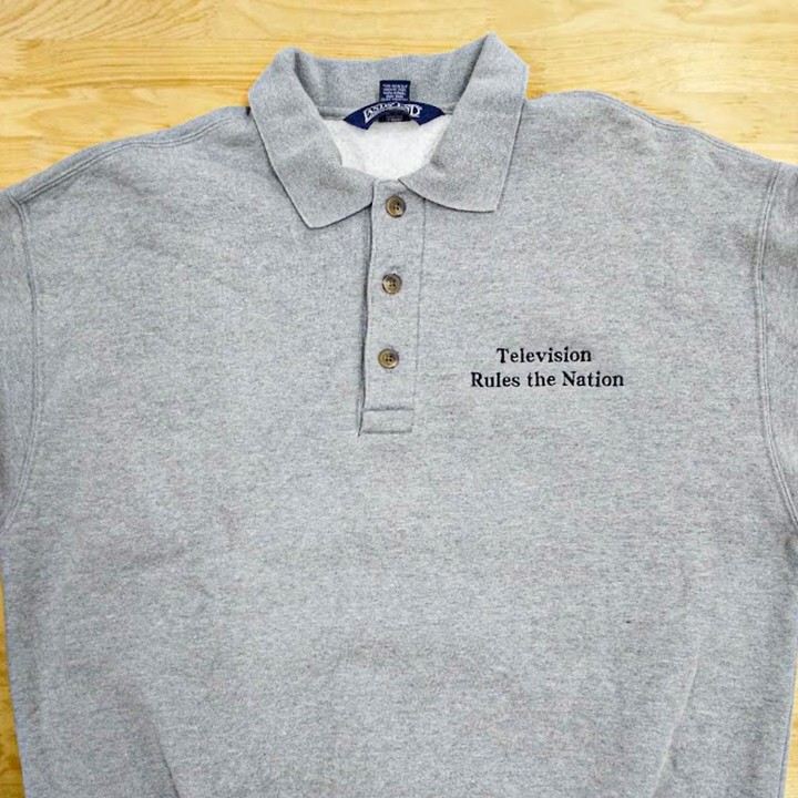 Television Rules the Nation 刺繍トレーナー