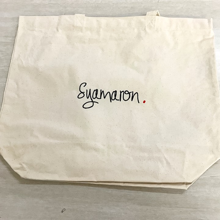 オリジナル刺繡トートバッグ「shamaron」02