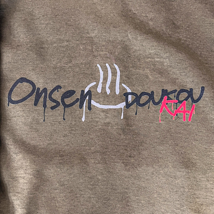 インクジェットプリントパーカー「ONSEN DOUKOUKAI」アップ