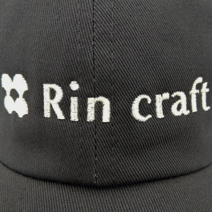 オリジナル刺繍キャップ「Rin craft」アップ