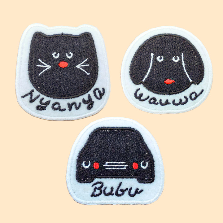 オリジナルワッペン3種類