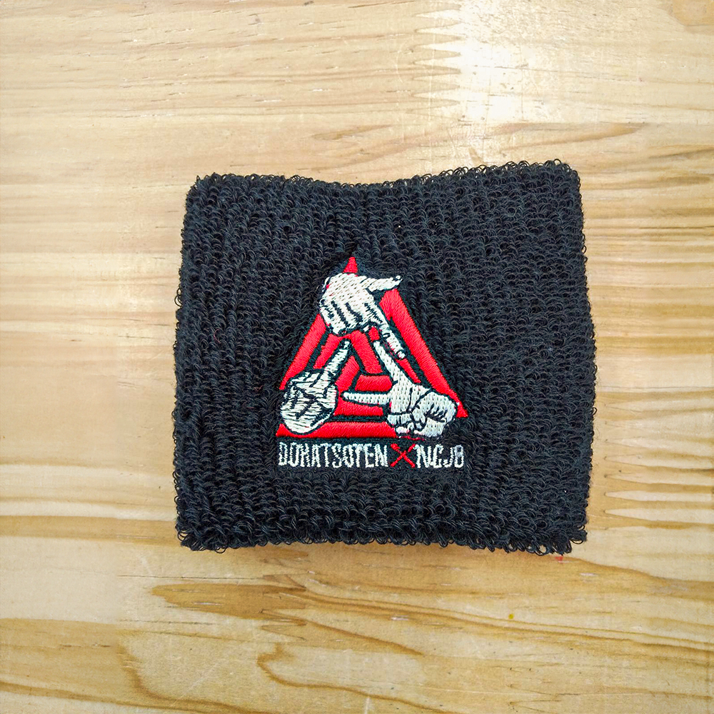 オリジナル刺繍リストバンド