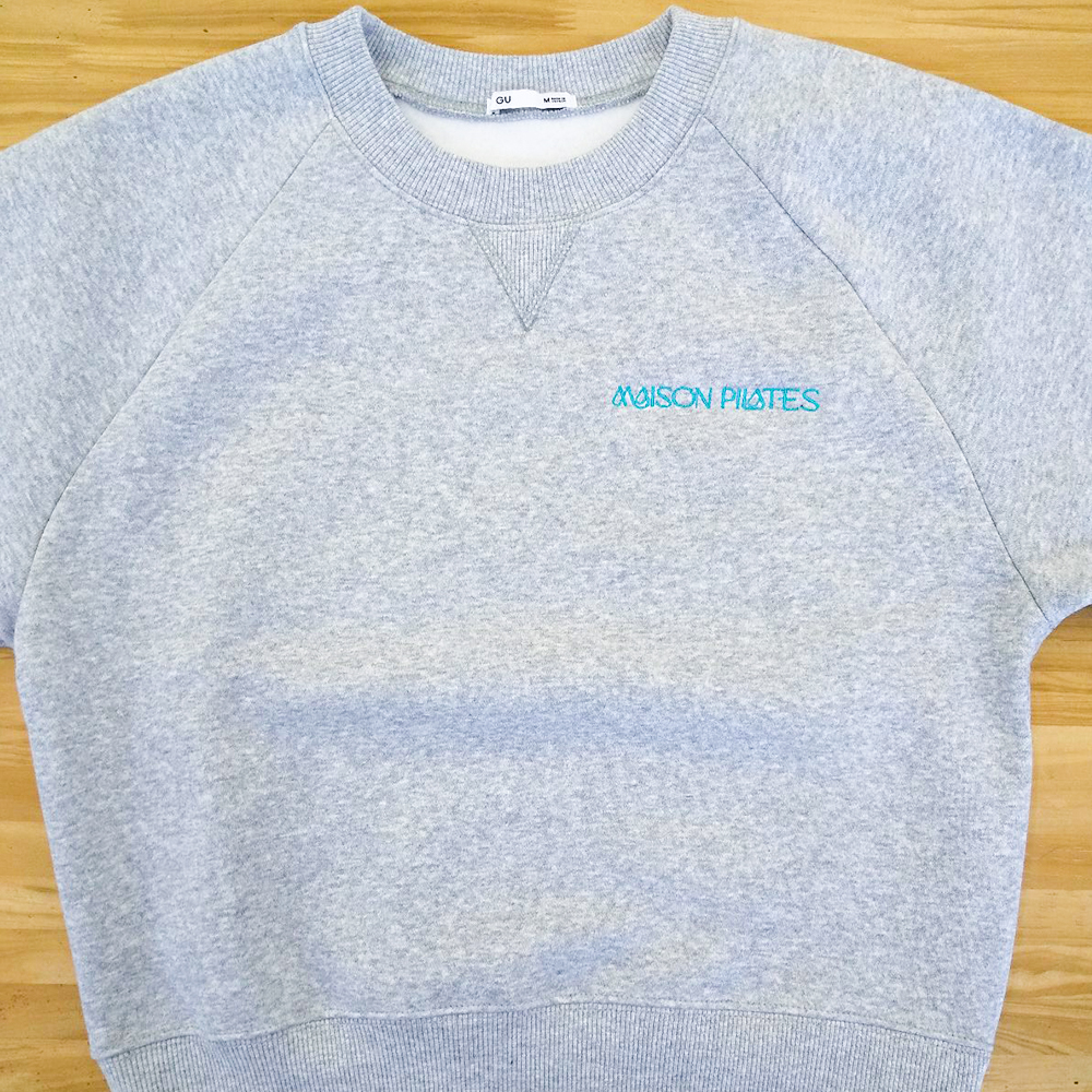オリジナル刺繡MASON PILATES スウェットシャツ