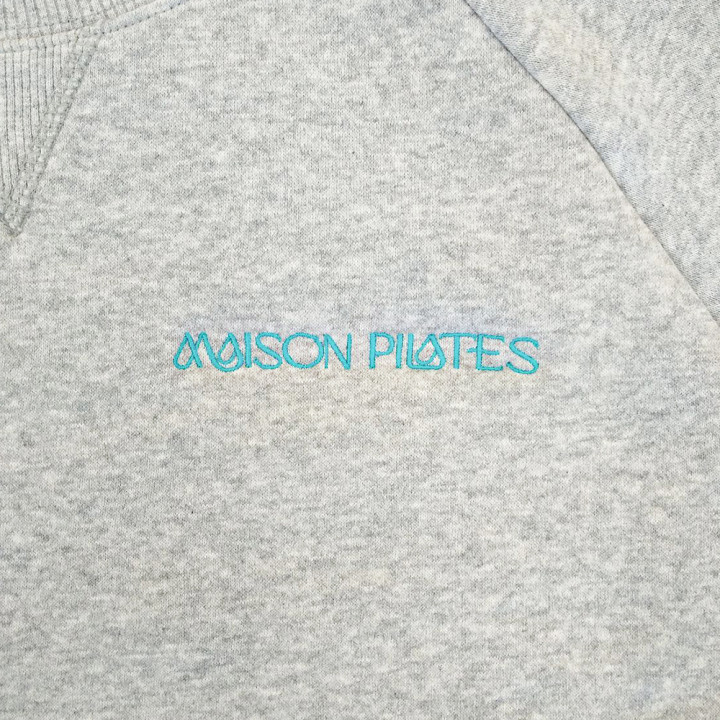 オリジナル刺繡MASON PILATES スウェットシャツ アップ
