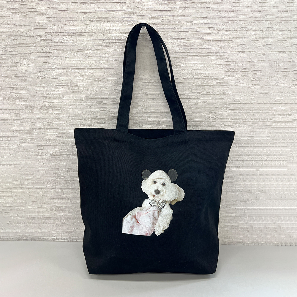 こむぎくんインクジェットプリントトートバッグ