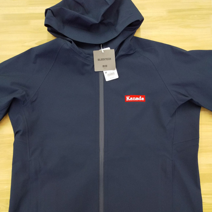 オリジナル刺繡事例「kanade」胸元