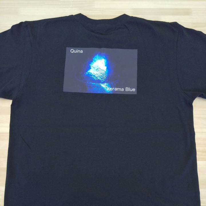 オリジナルプリントTシャツkeruma blue