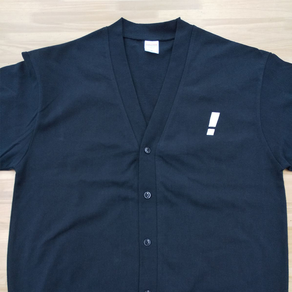 オリジナル刺繍カーディガン「！」