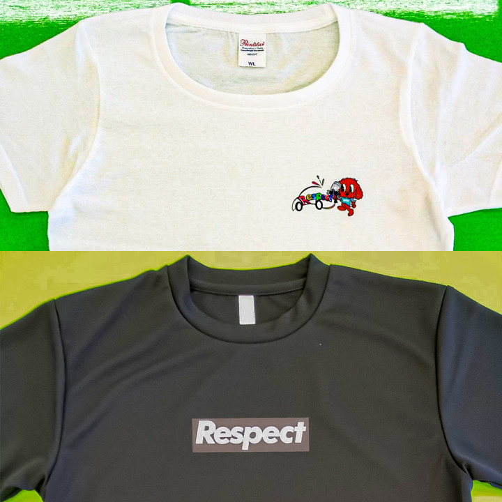 DTF転写プリントTシャツ「Respect様」