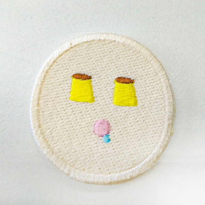 オリジナルワッペン顔