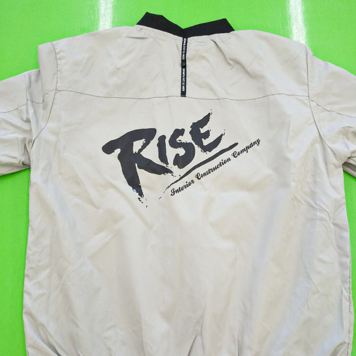 DTF転写プリントジャンパー「RISE」