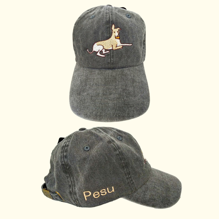 キャップ刺繍「Pesu」