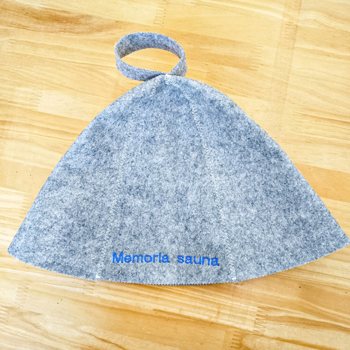 ネーム刺繡サウナハット「memoria sauna」