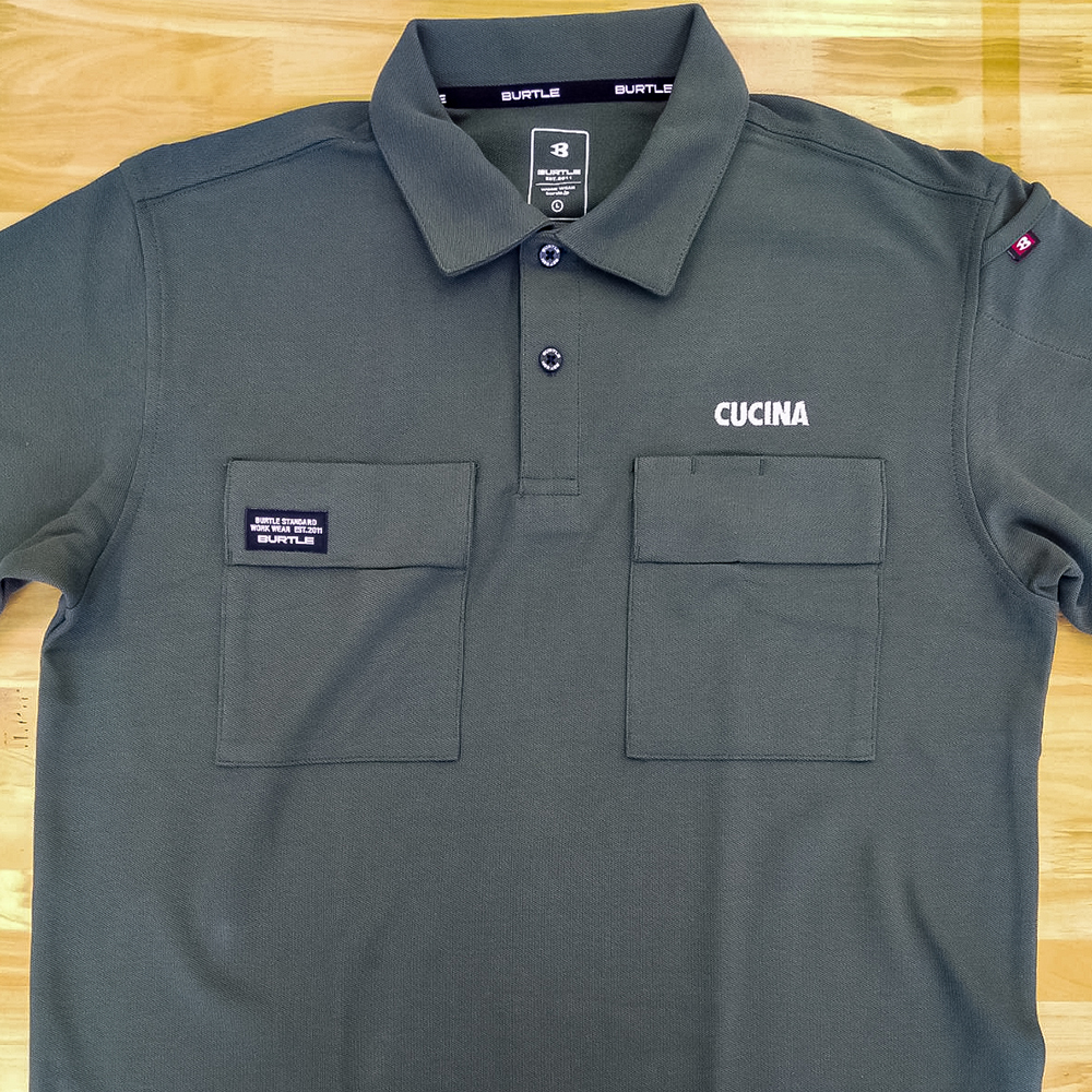 オリジナル刺繡ポロシャツ「CUCINA」