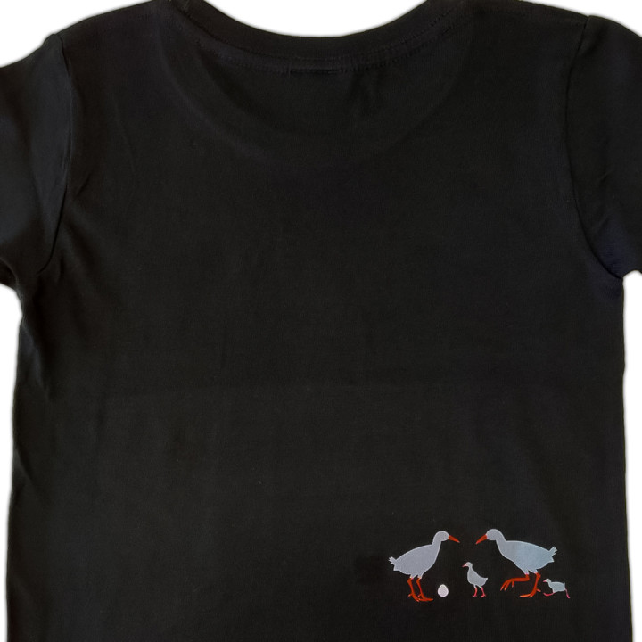 DTF転写プリントTシャツクイナ背面