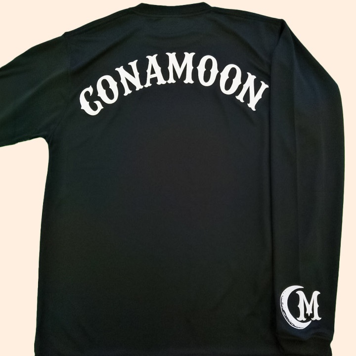 シルクスクリーンプリントTシャツ「CONAMOON」