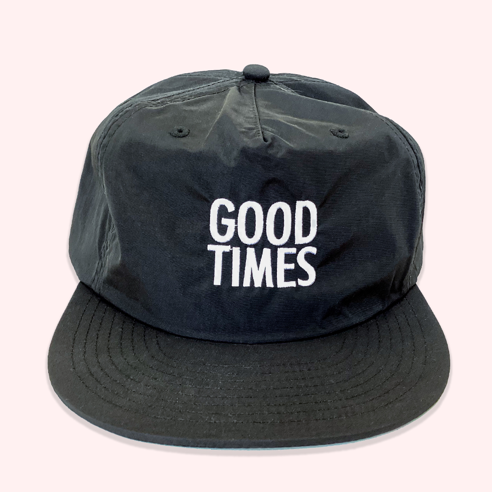 キャップ刺繍「GOD TIMES」