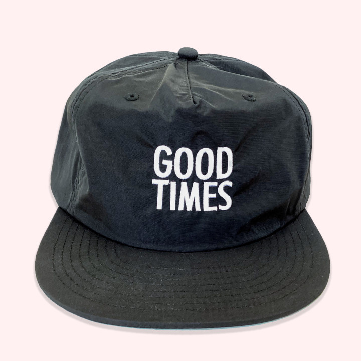 キャップ刺繍「GOD TIMES」