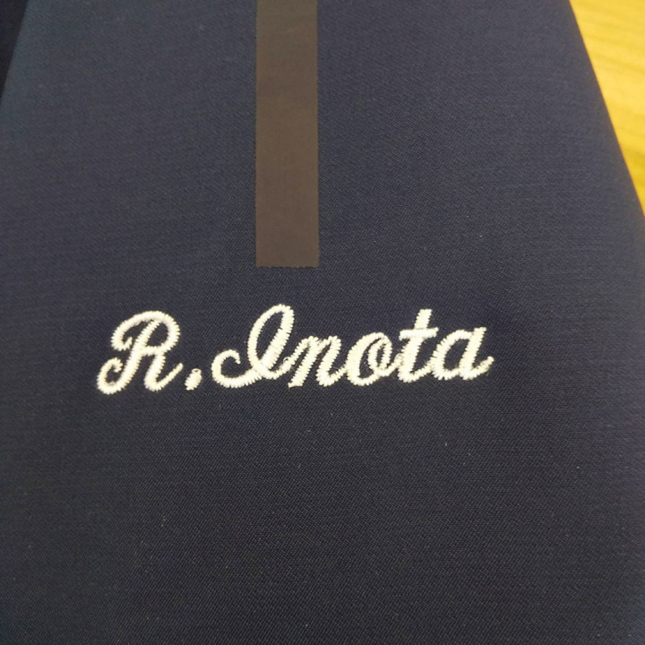 オリジナル刺繡ジャンパー「108th Jockeys Course」袖アップ