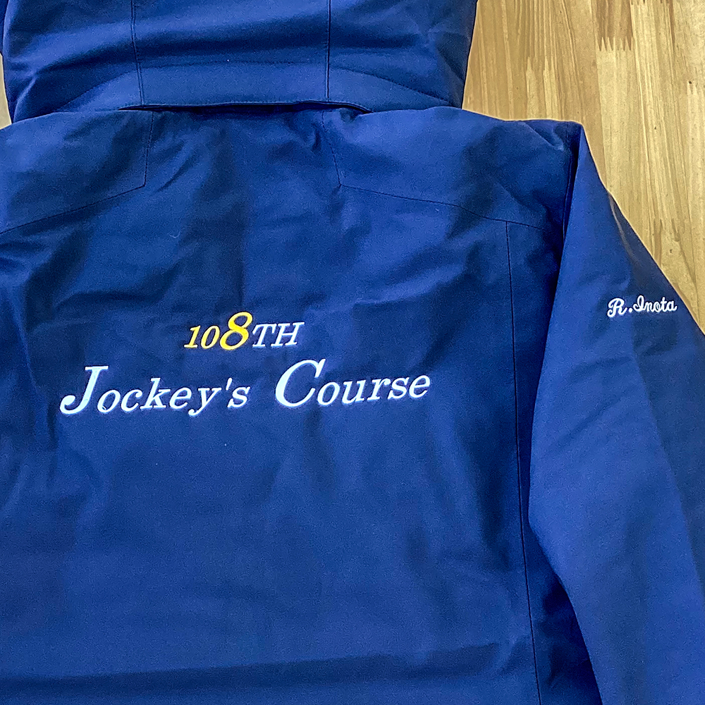オリジナル刺繡ジャンパー「108th Jockeys Course」