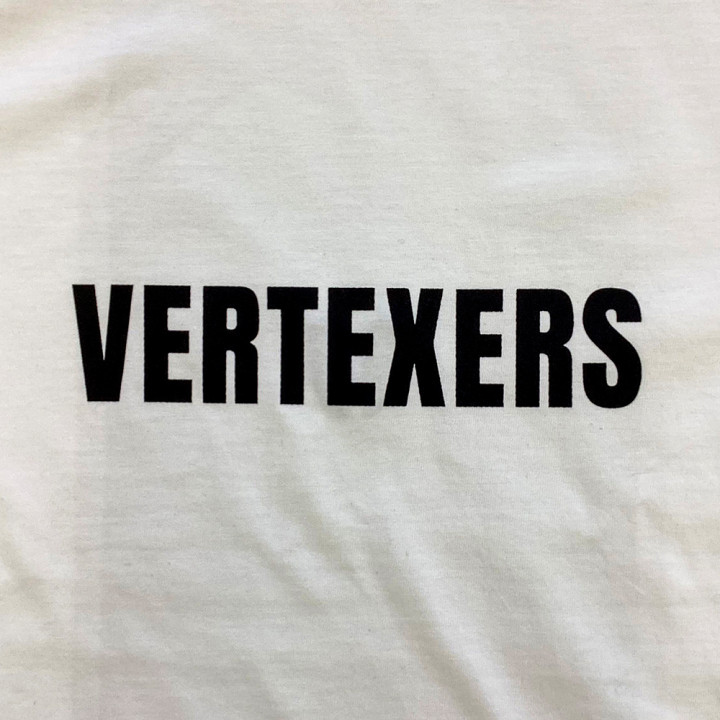 シルクスクリーンプリントTシャツ「VERTEXERS」アップ